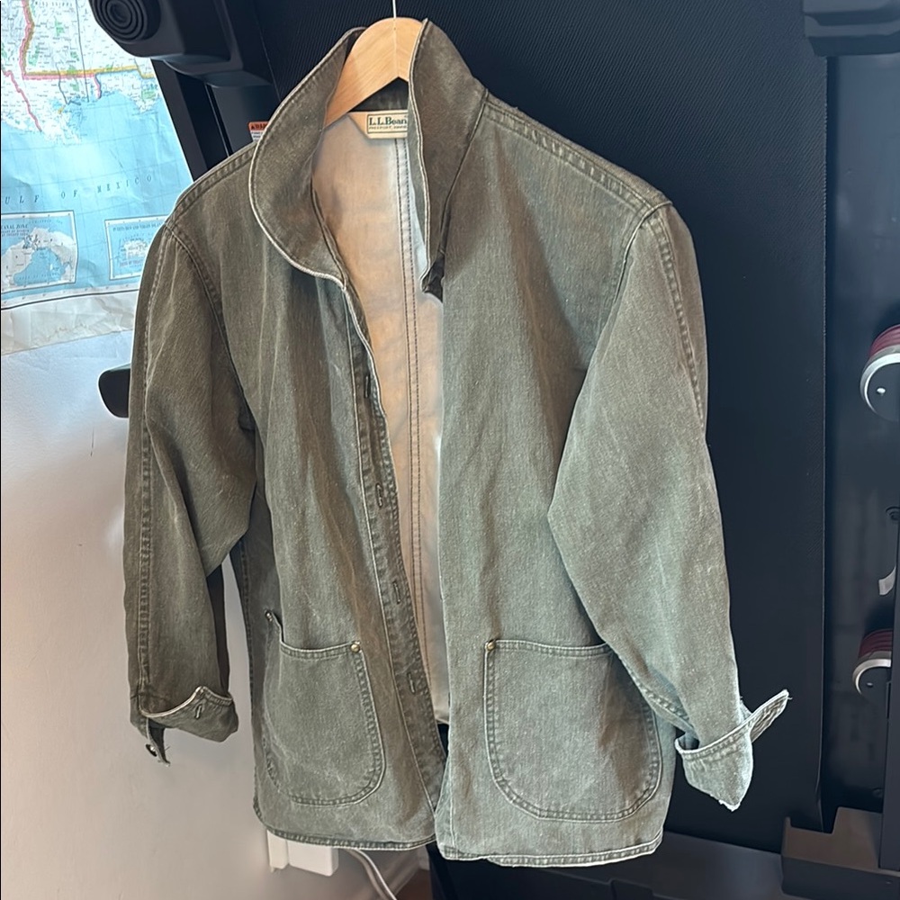 Vintage RARE L.L. Bean Olive Green Women's Jacket - Picture 4 of 16